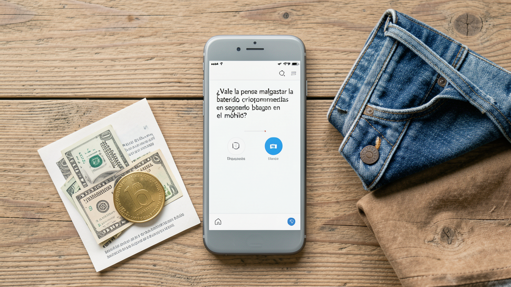 Detalle fotográfico relacionado con ¿Vale la pena malgastar la batería minando criptomonedas en segundo plano en el móvil?