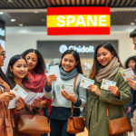 Inmigrantes legales en España explorando sus derechos financieros esenciales.